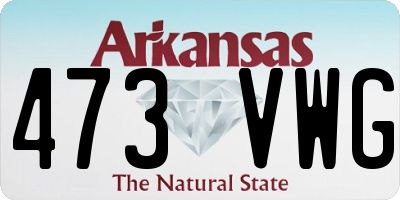 AR license plate 473VWG