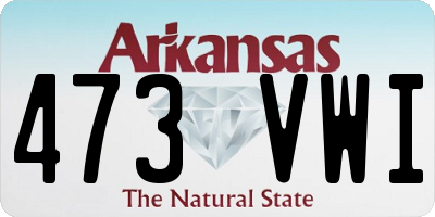 AR license plate 473VWI