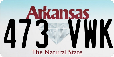 AR license plate 473VWK
