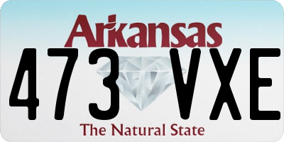 AR license plate 473VXE