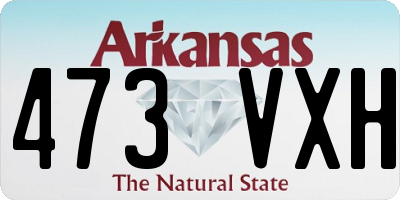 AR license plate 473VXH