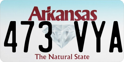 AR license plate 473VYA