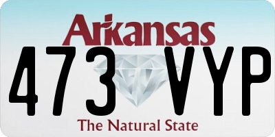 AR license plate 473VYP