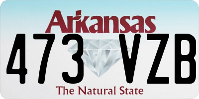AR license plate 473VZB