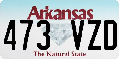 AR license plate 473VZD