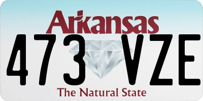AR license plate 473VZE