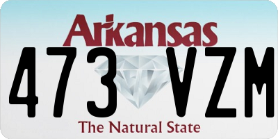 AR license plate 473VZM