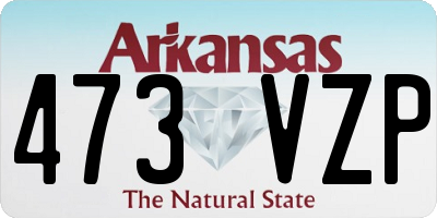 AR license plate 473VZP