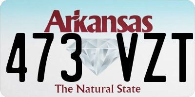 AR license plate 473VZT