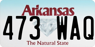 AR license plate 473WAQ