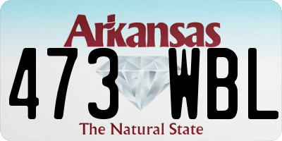 AR license plate 473WBL