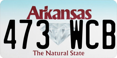 AR license plate 473WCB