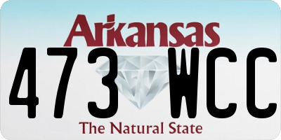 AR license plate 473WCC