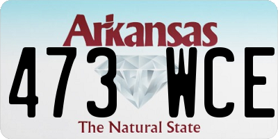 AR license plate 473WCE