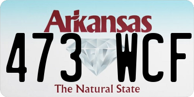 AR license plate 473WCF