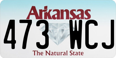AR license plate 473WCJ