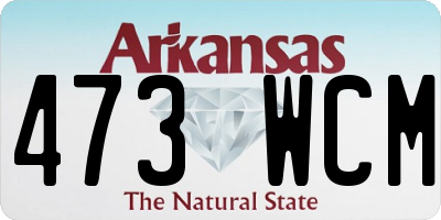 AR license plate 473WCM