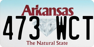 AR license plate 473WCT