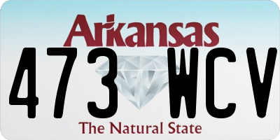AR license plate 473WCV