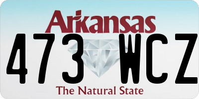 AR license plate 473WCZ