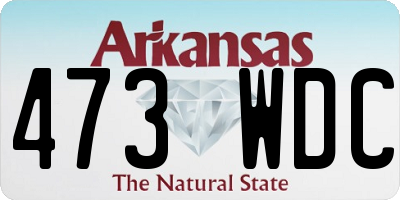 AR license plate 473WDC