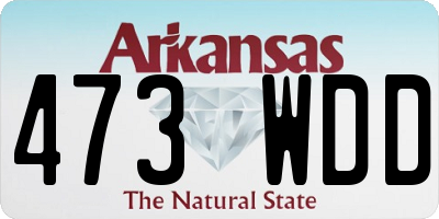 AR license plate 473WDD