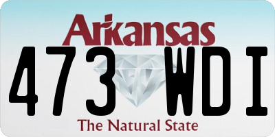 AR license plate 473WDI