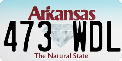 AR license plate 473WDL