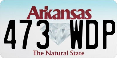 AR license plate 473WDP