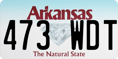 AR license plate 473WDT