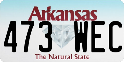 AR license plate 473WEC