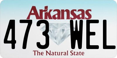 AR license plate 473WEL