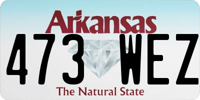 AR license plate 473WEZ