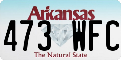 AR license plate 473WFC