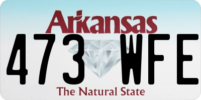 AR license plate 473WFE