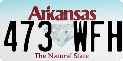 AR license plate 473WFH