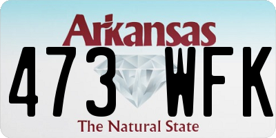 AR license plate 473WFK