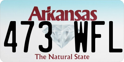 AR license plate 473WFL