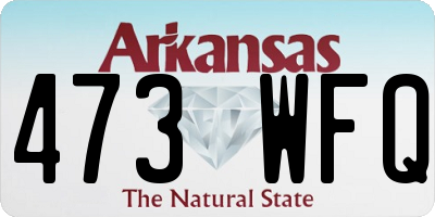 AR license plate 473WFQ