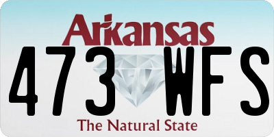 AR license plate 473WFS
