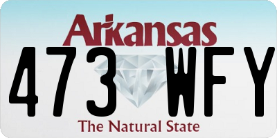 AR license plate 473WFY