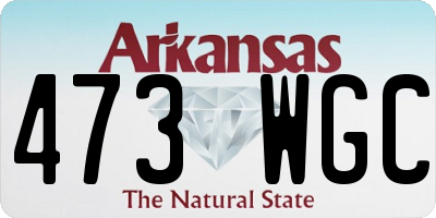 AR license plate 473WGC