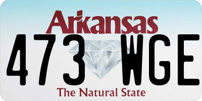 AR license plate 473WGE