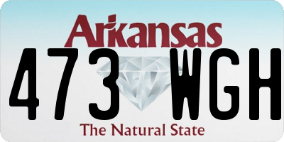 AR license plate 473WGH