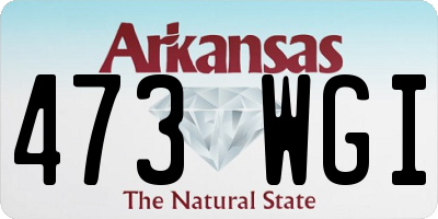AR license plate 473WGI