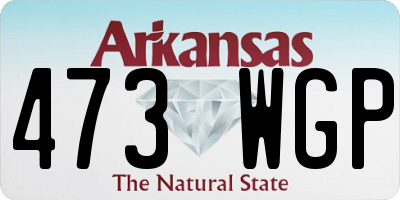 AR license plate 473WGP