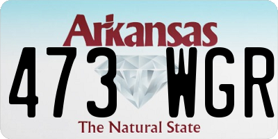 AR license plate 473WGR