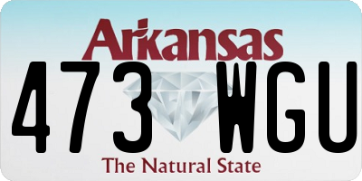 AR license plate 473WGU