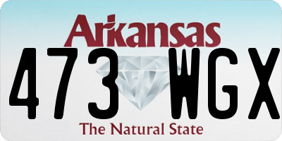 AR license plate 473WGX