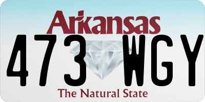 AR license plate 473WGY